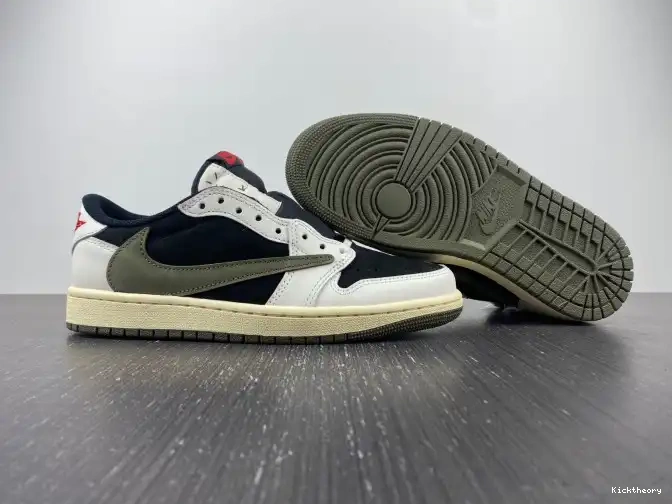 Kicktheory Olive x Air Travis OG Low 1 Scott WMNS Jordan DZ4137-106 0605